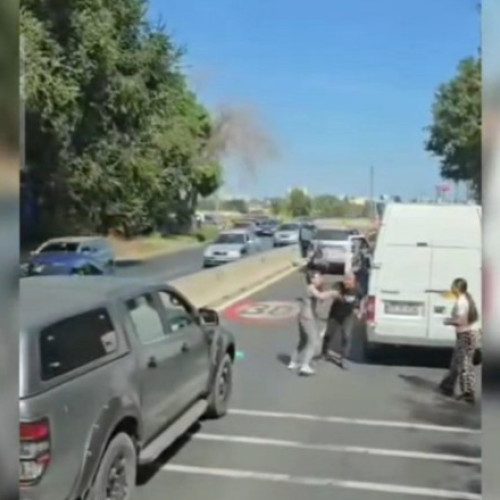 Șicanare în trafic la intrarea în Constanța, altercație pe DN39
