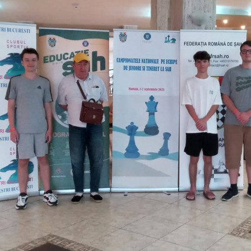 CS Muncitoresc Reșița, vicecampioni naționali la șah rapid sub 20