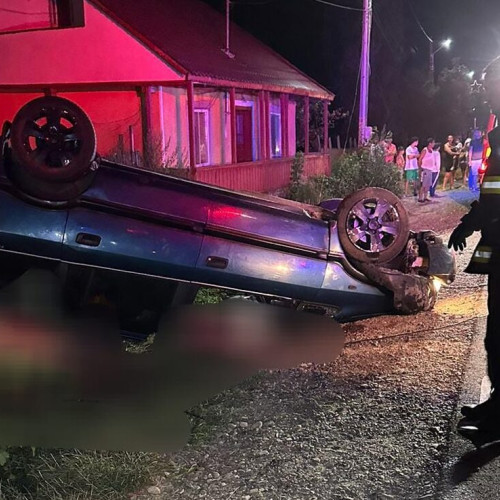 Accident cu tânăr băut în Copălău, Botoșani