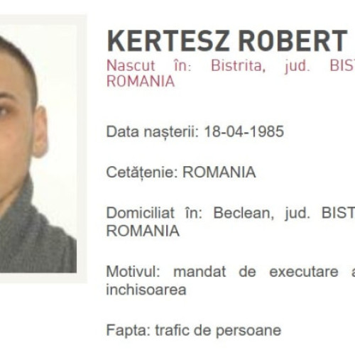 Fugar din Bistrița-Năsăud adus în țară pentru executarea unei pedepse de 6 ani