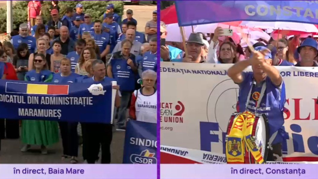 Proteste în educație în mai multe județe față de austeritatea guvernului