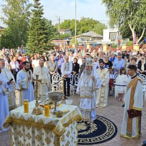 Noua biserică din Boltașu, sfințită în prezența oficialilor