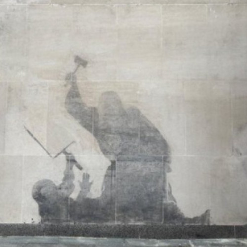Banksy: muralul de la Royal Courts of Justice a fost îndepărtat
