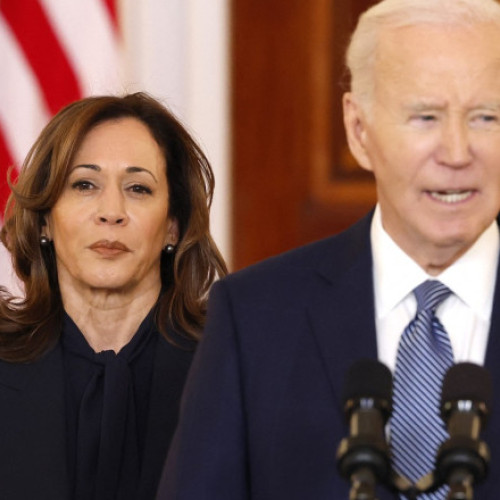 Kamala Harris critică decizia lui Biden de a candida pentru realegere