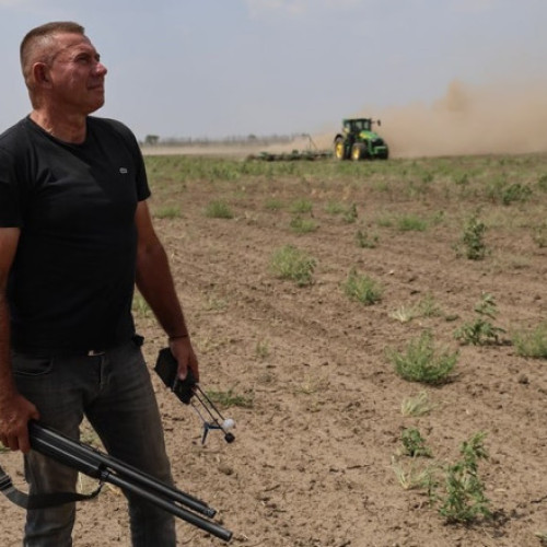 Fermierul ucrainean care a doborât dronele rusești, mort în ambulanță