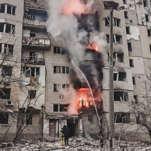 Kupiansk în prag de dezastru: 95% clădiri avariate și evacuări lente