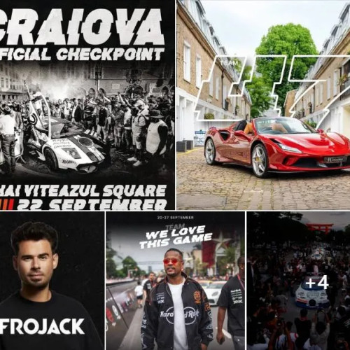 Gumball 3000 alege Craiova pentru oprirea din România pe traseul Istanbul – Ibiza