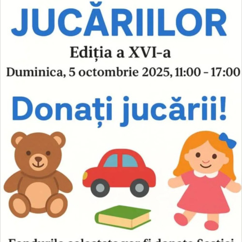 Campanie de donații de jucării pentru sprijinirea secției de Oncopediatrie din Craiova