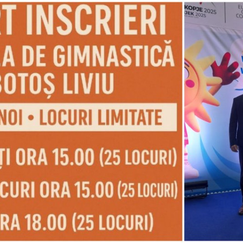 Au început înscrierile pentru grupele de gimnastică la Colegiul Național „Mihai Viteazul”