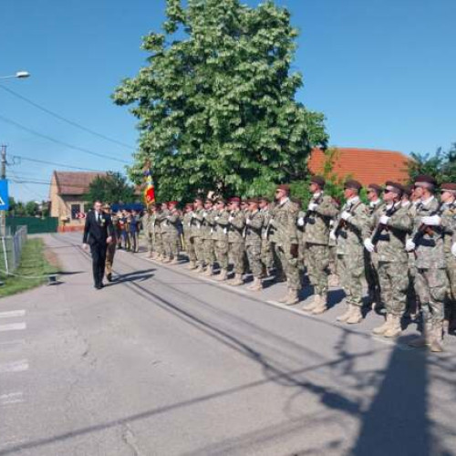 Omagiu adus jandarmilor care au eliberat Timișoara în 1944