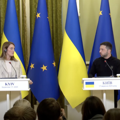 Președinta Parlamentului European susține aderarea Ucrainei la UE ca garanție de securitate