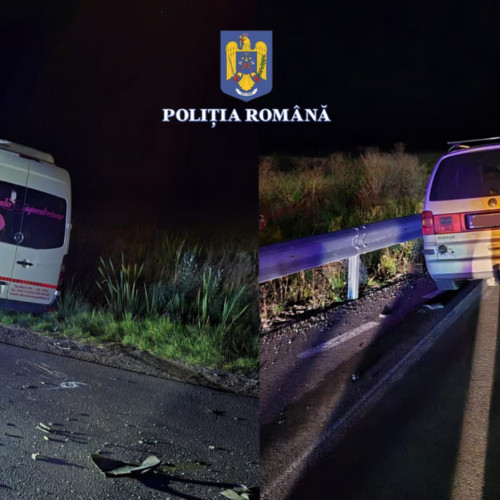 Bărbat din Beclean reținut după ce a accidentat o autoutilitară sub influența alcoolului