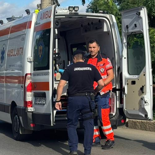 O femeie rănită într-un accident rutier pe strada Săvenilor din Botoșani