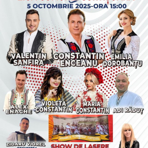 Curtișoara sărbătorește Ziua Comunei cu un spectacol de muzică de petrecere