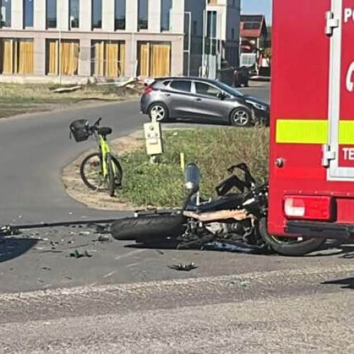 Motociclist decedat după coliziunea cu un autoturism în Timișoara