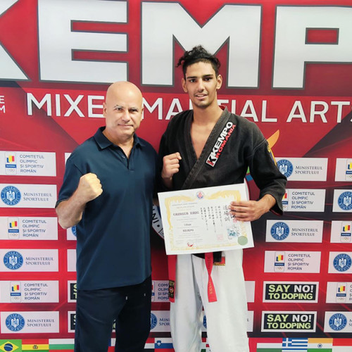Eric Crînguș, promovat la centura neagră în kempo după victoria la Cupa României