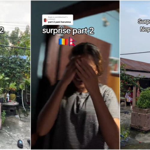 Bărbat din Nepal, după patru ani în România, surprinde momentul întoarcerii acasă