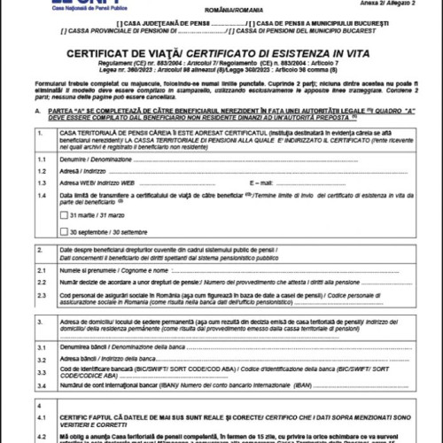 Peste 2.000 de pensii din Prahova sunt plătite către beneficiari în străinătate