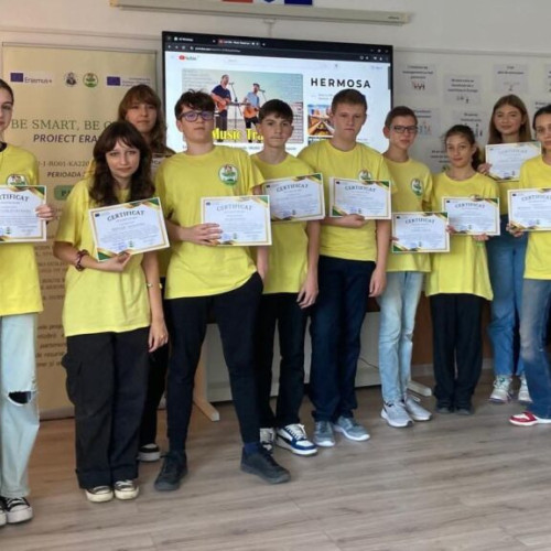 Proiectul „Be Smart, Be Green!” al Școlii „Vasile Conta” din Iași premiat la nivel european