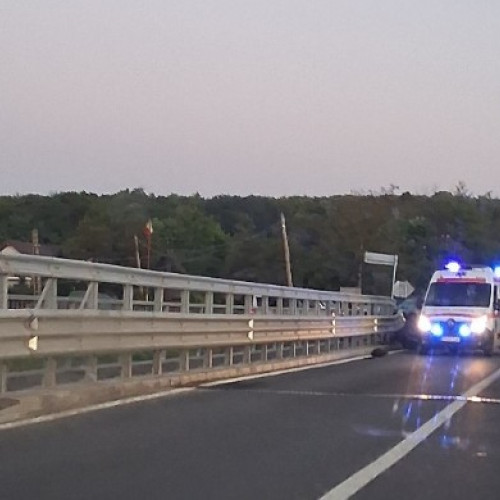 Trei răniți ușor într-un accident pe drumul european E58, în localitatea Buda