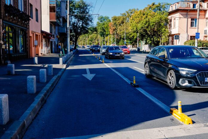 Noi benzi unice pentru transportul public, inaugurate în Capitală