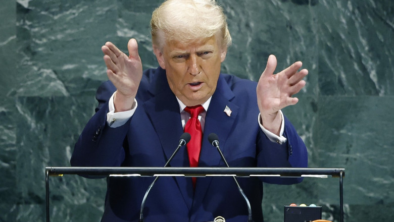 Donald Trump critică dur tranziția energetică și politicile climatice la ONU