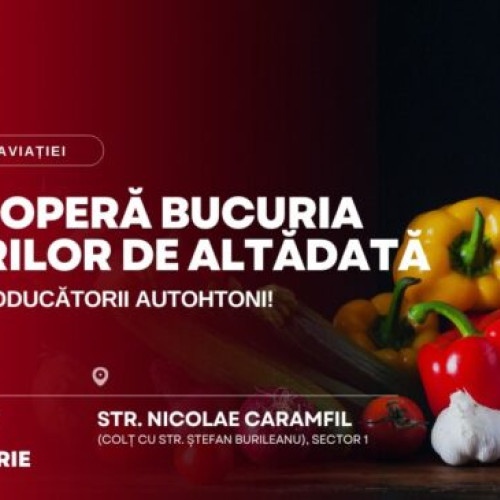Piață volantă organizată în Sector 1 pe strada Nicolae Caramfil în septembrie 2025