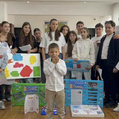 Ziua limbilor europene la Școala Gimnazială Nr. 1 Dobrotești a evidențiat importanța limbii și culturii