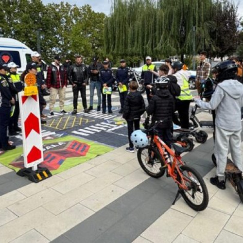 Campanie pentru siguranța bicicliștilor și trotinetașilor în Slatina