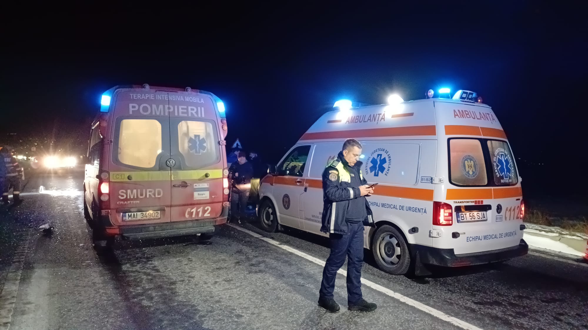 Trei persoane au fost rănite într-un accident în Frasin, județul Suceava