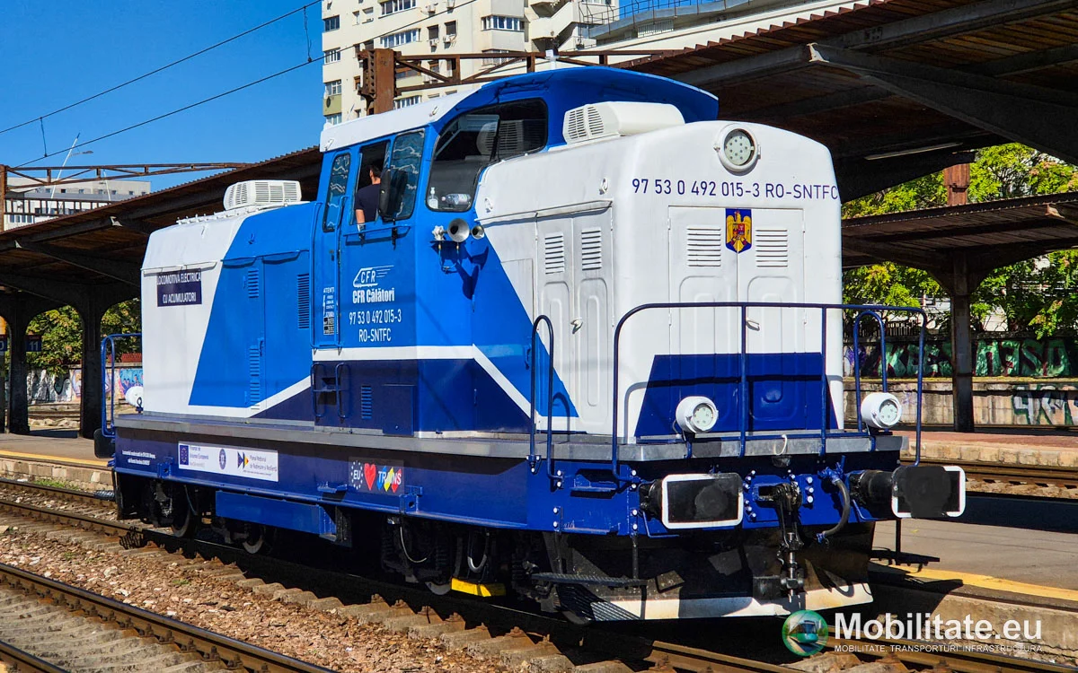 SCRL Brașov a finalizat a patra locomotivă electrică cu acumulatori pentru CFR Călători