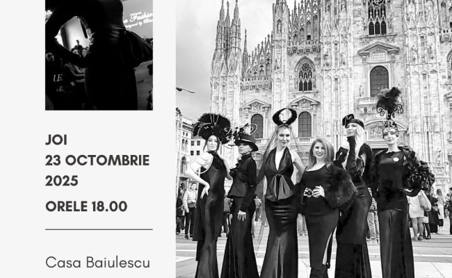 Bianca Bucă vorbește despre modă, jurnalism și carte la Mediateca Francofonă