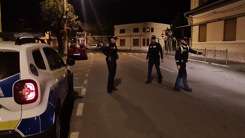 Acțiune cu efective mărite în Caransebeș pentru siguranța publică