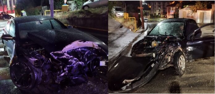 Tânăr beat cu permis suspendat, implicat într-un accident în Slatina