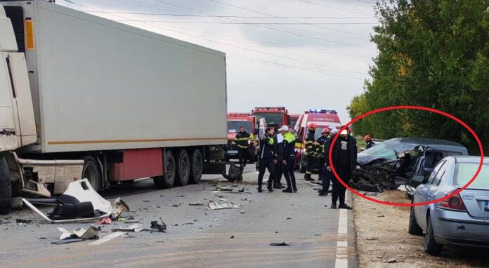Bărbat de 78 de ani și-a pierdut viața după un accident cu un TIR în Olt