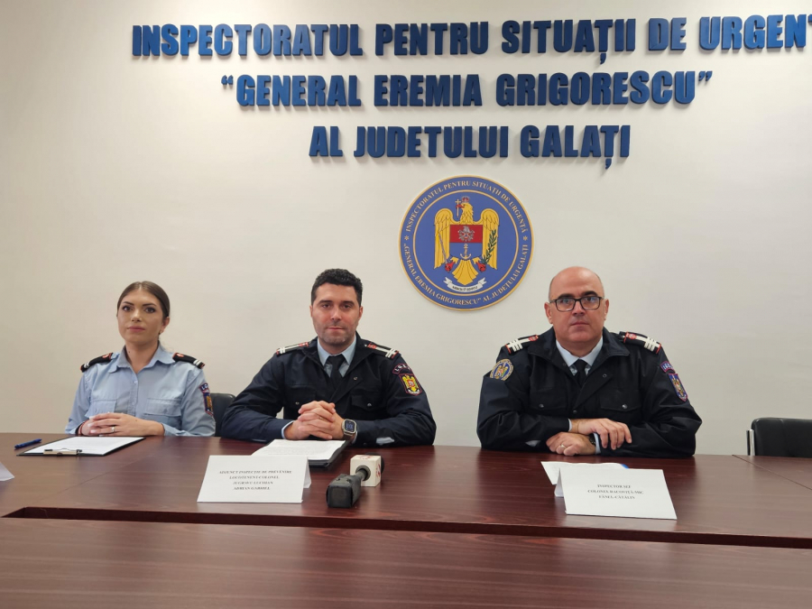 ISU Galați atrage atenția asupra prevenirii riscurilor de incendii și dezastre