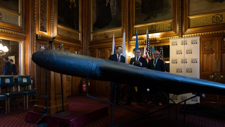 Ministrul polonez de Externe a arătat o dronă iraniană folosită de Rusia în Ucraina