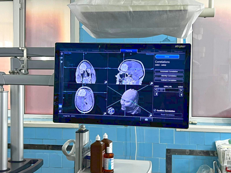 Spitalul Județean Galați a efectuat prima operație cerebrală cu neuronavigație