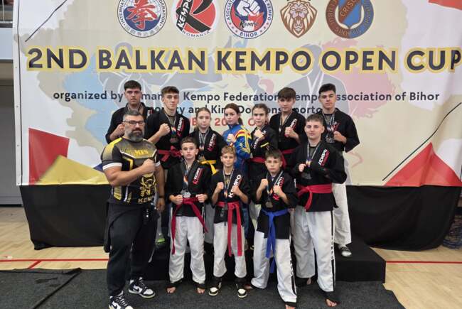 Oradea a găzduit a doua ediție a Balkan Kempo Open Cup cu sportivi din Balcani