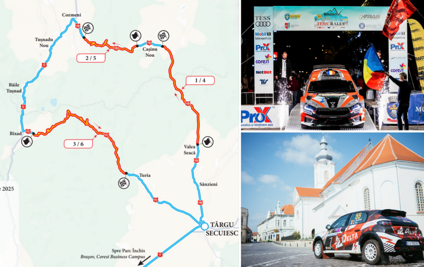 TESS Rally aduce pentru prima dată o etapă în județul Covasna, la Târgu Secuiesc
