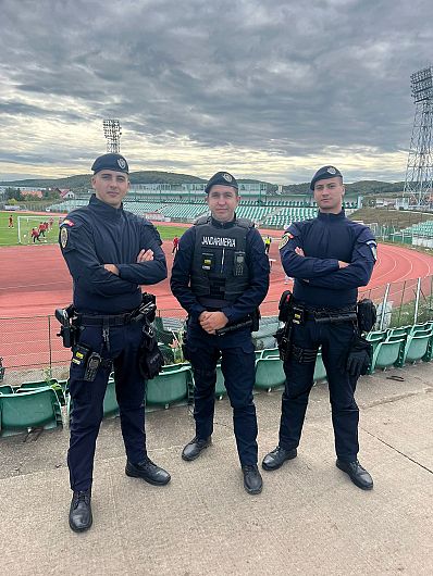 Jandarmii din Covasna asigură ordinea la competițiile sportive din octombrie