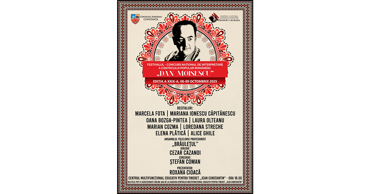 Festivalul Dan Moisescu aduce pe scena de la Constanța cele mai frumoase cântece populare