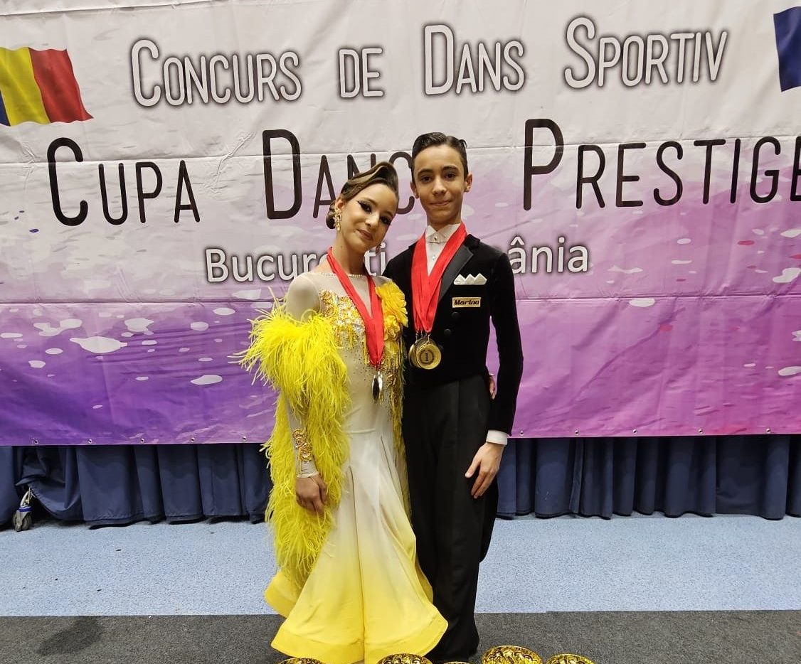 Eric și Ingrid Dragotă, tinere speranțe ale dansului sportiv românesc