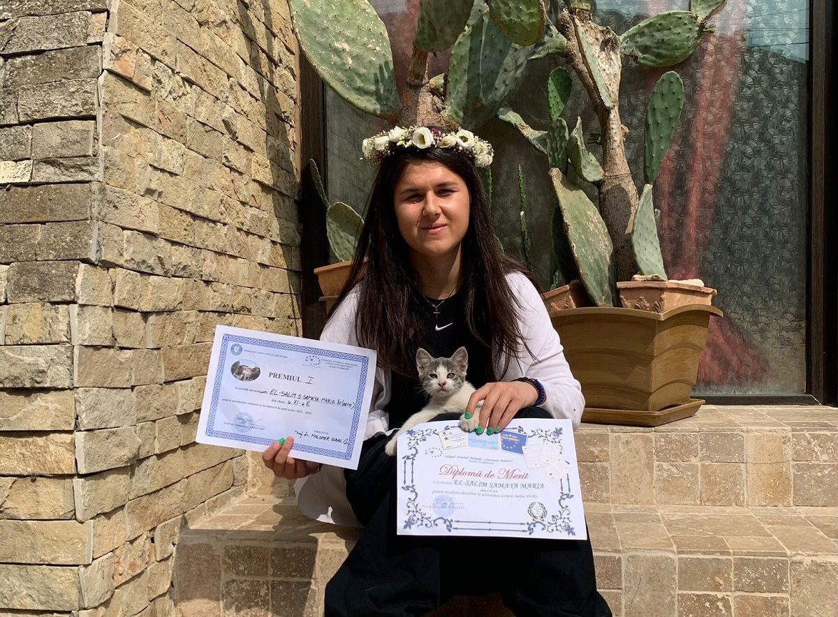 Samaya Maria El-Salim, elevă exemplar din Constanța cu performanțe școlare și activități diverse