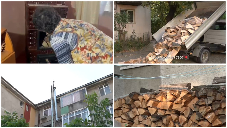 Calafat se încălzește cu lemne iarna, în lipsa conductei de gaze