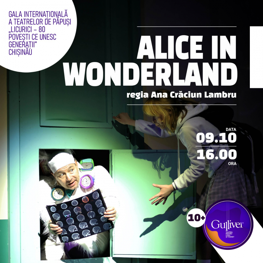 Teatrul Gulliver participă la gala internațională de teatru de păpuși de la Chișinău