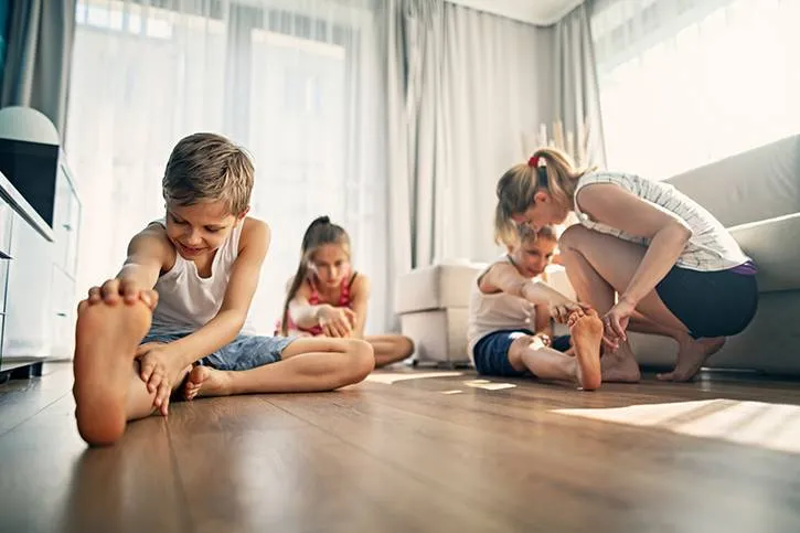 Familia, cheia motivării copiilor către un stil de viață activ