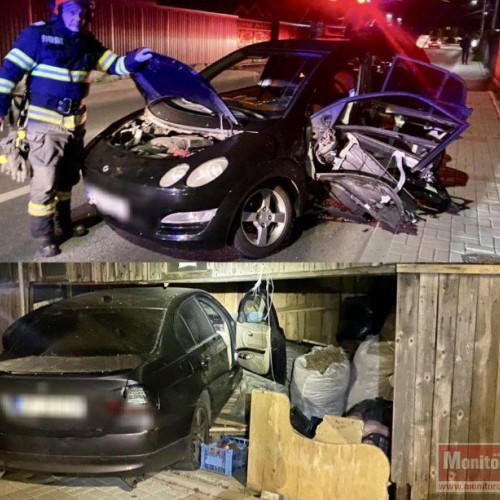 Accident cu două mașini pe strada Pacea din Botoșani