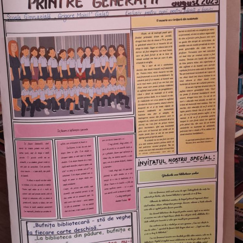 Clasa a III-a A din Galați lansează ziar școlar pentru toate generațiile