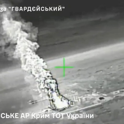 Atac cu drone ucrainean asupra depozitului de petrol din Crimeea ocupată